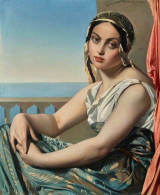 Henri Lehmann, 'Woman of the Orient', 1837, oil on canvas. National Gallery of Art, Washington, Chester Dale Fund