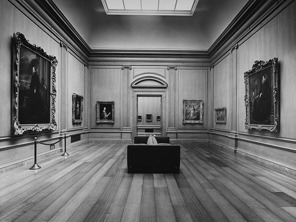 The West Building’s Gallery 43 in 1941. National Gallery of Art, Gallery Archives