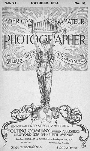 Cover of The American Amateur Photographer 6, no. 10 (October 1894)
