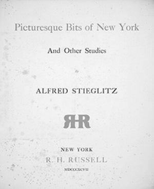 Cover of Picturesque Bits of New York and Other Studies, 1897