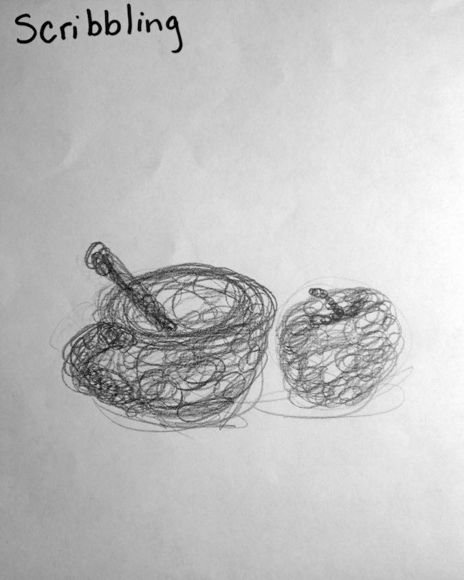 Sketch composition with objects Artistic study of objects shapes  composition drawn by hand  CanStock