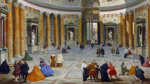 Interior Of The Pantheon Rome Panini Kid S