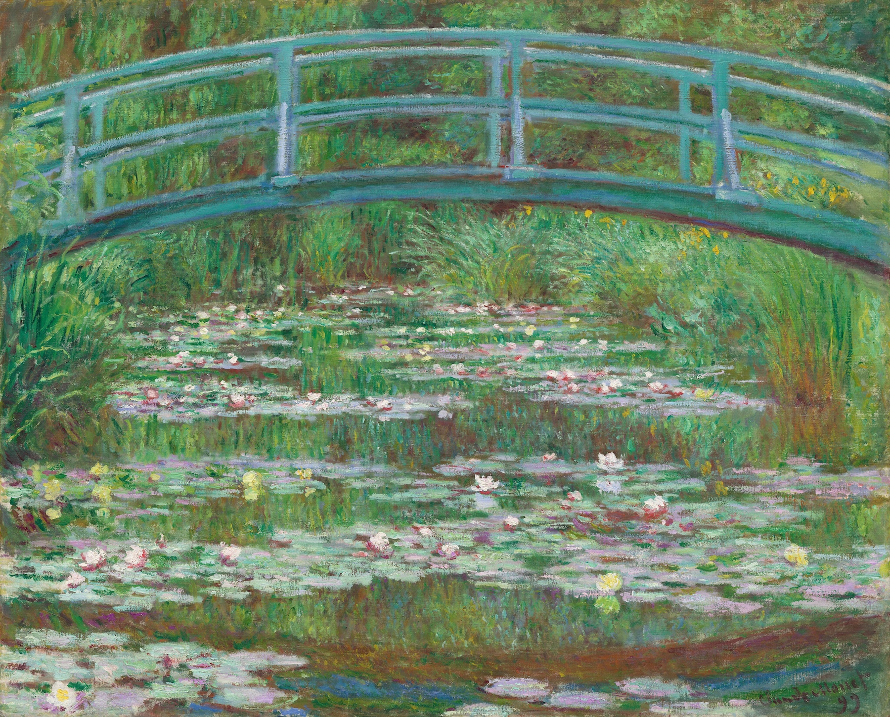 Claude Monet's The Japanese Footbridge