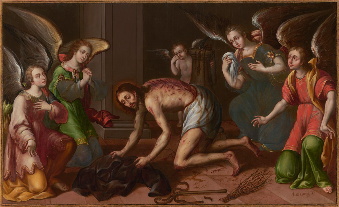 Juan Correa, "Christ Gathering His Garments after the Flagellation"