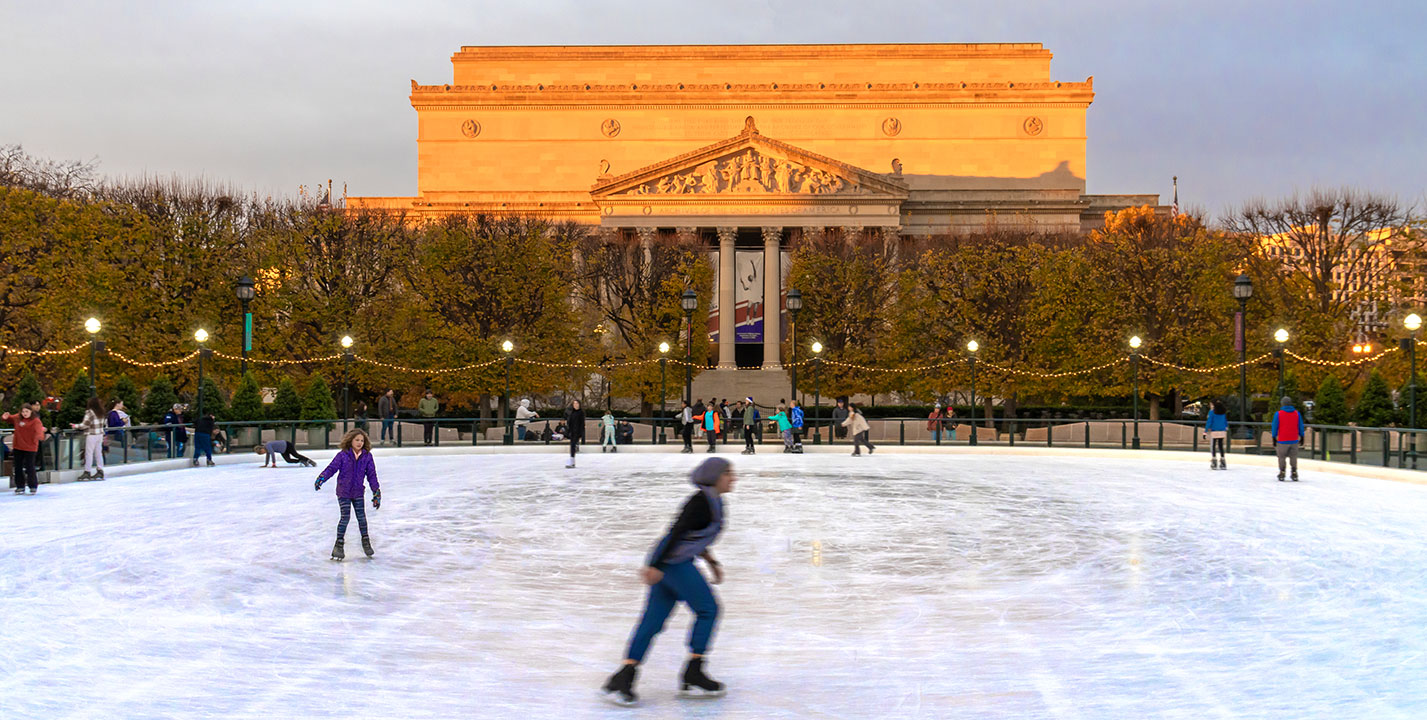 Sculpture Garden Ice Rink, National Gallery of Art, Washington