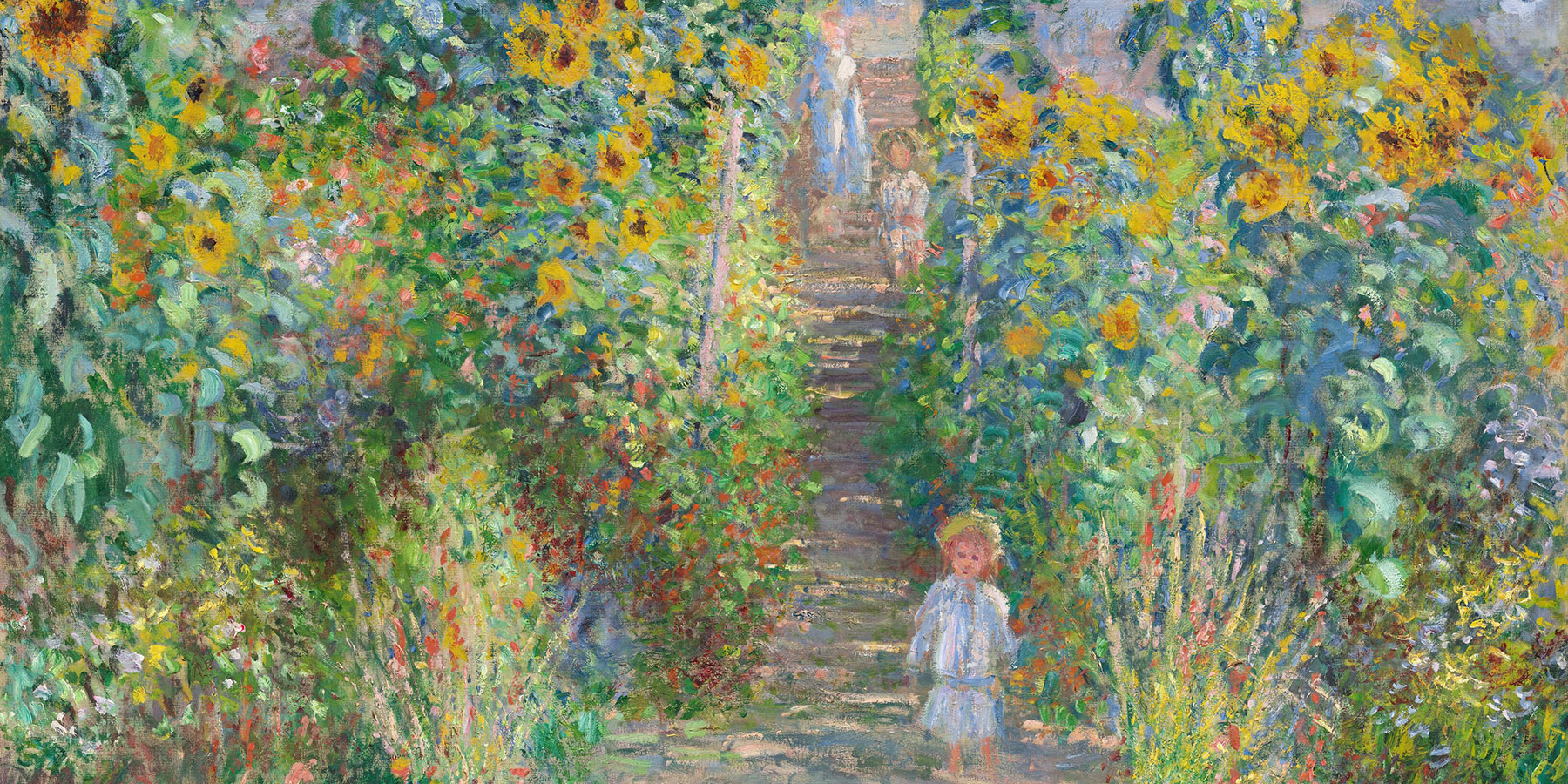 Claude Monet's summer art-themed The Artist's Garden at Vétheuil, 1881, oil on canvas