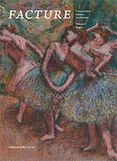 Image: book cover of "Facture: Conservation, Science, Art History Volume 3: Degas"
