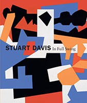 Image: book cover of "Stuart Davis: In Full Swing"