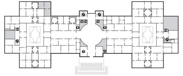 Map of West Building Ground Floor